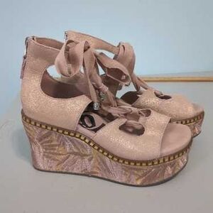 OTBT Pink Platform Sandals